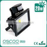 CE RoHS UL Meanwell Driver Sumsung IP65 20000lm PIR Sensor Led Floodlight 20w thumbnail-5