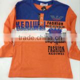 2016 hotsale children clothes baby boy t shirt design printing t shirt kids long sleeve t shirt wholesale with cheap price