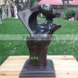 Bronze Abstract Kissing Sculpture
