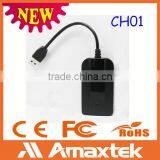 Black USB Hub With Card Reader Function thumbnail-1