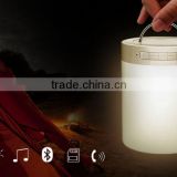 Smart Night Light Indoor Bed Bedside Lamp music Lights Touch Control Bluetooth