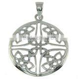 Silver Large Celtic Knot Pendant, Pn75 thumbnail-2