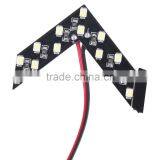 Car Styling 1PCS 14 SMD LED Arrow Panels Light Car Side Mirror Turn Signal/Indicator Light/Car Led/ Parking thumbnail-4