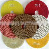 Resin Bonded Sunflower Polish Floor Concrete Wet Dry Diamond Pad thumbnail-1