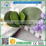 2016 Wholesale PU Latex Artificial Flowers Phalaenopsis leaves big five Real Touch Babys breath fake flower