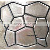 Plastic Concrete Pavement and Garden Slab Mould for Garden Cobble Paving Block Mould Ornaments for Sale Europe thumbnail-3