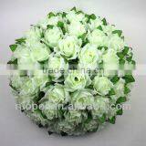 Popular China Cream White Rose Flower Ball for Wedding