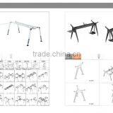 Popular Metal Office Table Legs, Office Table Cross Leg