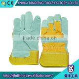 10.5 Inches Full Palm Cow Split Industrial Safety Gloves thumbnail-1