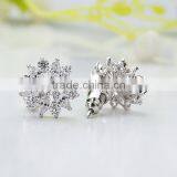 Elegant Luxurious Party Studs With AAA+ Cubic Zircon Stone Fashion Earrings for Women thumbnail-2
