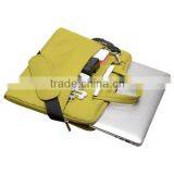 16 Inch Purple Multi-functional Polyester Business Laptop Pouch Sleeve Case Bag Carrying Handbag Briefcase Laptop Messenge thumbnail-4