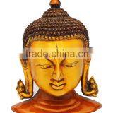 Buddha Mask Wall Hanging 6"