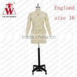 Unique Lady England Standard Fitting Adjustable Female Mannequins thumbnail-2
