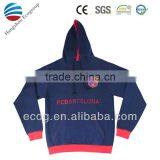 65% Cotton 35% Polyester Men's Hooded Jacket With Customized Logo. 2015 NEW!