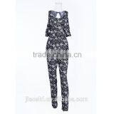 China Manufacturer High Quality Long Pants Plus Size Sexy One Piece Women Jumpsuit for Sale thumbnail-2
