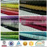 2016 Fashion Design SGS Checked Skin-friendly Print Minky Dot Taggy Baby Blanket Fabric thumbnail-1