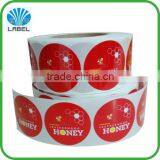 Custom Adhesive Round Label, Waterproof Canned Food Label