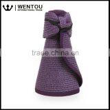 Monogrammed Sunscreen Large Brimmed Foldable Sun Hat thumbnail-4