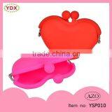 High Quality Heart Shaped Friendly Silicone Customized Coin Wallet thumbnail-1