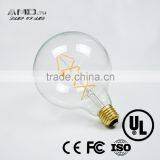 Buy Led Filament Lamp G125 2/4//5/6/8W Amber Glass 8W Filamento Warm Light thumbnail-3