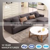 2016 latest corner sofa set with wood leg used for living room