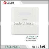 LY-FP179-1P RJ45 AMP Socket Wall Plate Network Face Plate