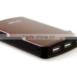 Trusda 6600mAh Led Flashlight Powerbank Portable Recharger Mobile Power Pack for Smart Phone