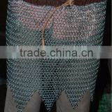 CHAINMAIL SKIRT 10 MM BUTTED SKIRT WITH ZINC