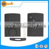 4 Button Remote Car Key With Logo and Smart Key Blade Blank Key Case Cover Card for Renault Koleos
