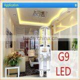 2015 China Supplier 220v G9 3W Led Light Bulb Warm White thumbnail-3