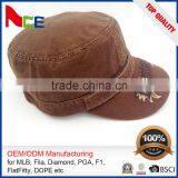 Wholesale Custom High Quality Military Boonie Hat/Cap Custom Embroidered Military Caps thumbnail-5