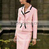 WoW!pink With Black Dotted Mother of the Bride Dress Style thumbnail-1