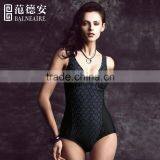 Balneaire popular high cut swimwear sexy women one piece swimsuit