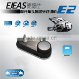 EJEAS E2 Wireless Hands free Walkie Talkie Bluetooth Motorcycle Helmets for 4 person use 1200m talking distance