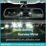 4.3" High Resolution Autodimming Car Rearview Mirror With Ultra-high Brightness Screen Display thumbnail-1