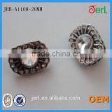 Wholesale Bulk Metal Crystal Rhinestone Fashion Button Rhinestone Button for Wedding thumbnail-4