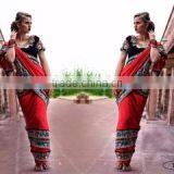 Brainy Mustard Satin Chiffon Saree/indian Designers Saree Online Shopping thumbnail-6