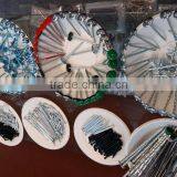 BWG9*2.5'' Galvanized Umbrella Head Twisted Shank Roofing Nails thumbnail-1