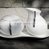 special design fine porcelain sugar creamer for hotel & restaurant