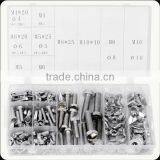 TC 190pc Hardware Metric Assorted Wing Nuts Bolt Screw Kit