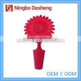 Good quality silicone flower wine bottle stopper
