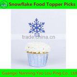 Shining Multi-color Snowflake Christmas's Day & Valentine's Day Party Decoration Picks