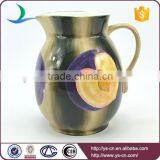 Differnt Fruit Design Decal Ceramic Water Pot Wholesale thumbnail-4