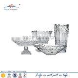 Clear Decorative Glass Bowl With Stem,square Glass Bowl thumbnail-1