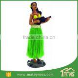 Posing Mini Doll Hula Girl Dashboard thumbnail-3