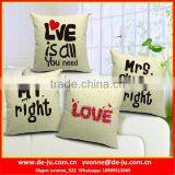 MR.MRS Lover Latest Design Cushion Cover thumbnail-1