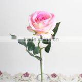 SJ11001210 Single Real Touch Rose Vintage Silk Flowers Rose thumbnail-2