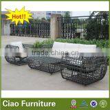 Garden Furniture Outdoor Rattan USA Style Outdoor Big Sofa Set thumbnail-4