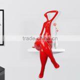 Resin Fat Lady Fat Naked Lady Sculpture Figure Statue Home Art Piece Hotel Decoration Piece thumbnail-4