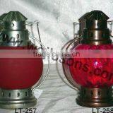 Christmas Decor Pillar Hanging Metal Candle Lantern thumbnail-3